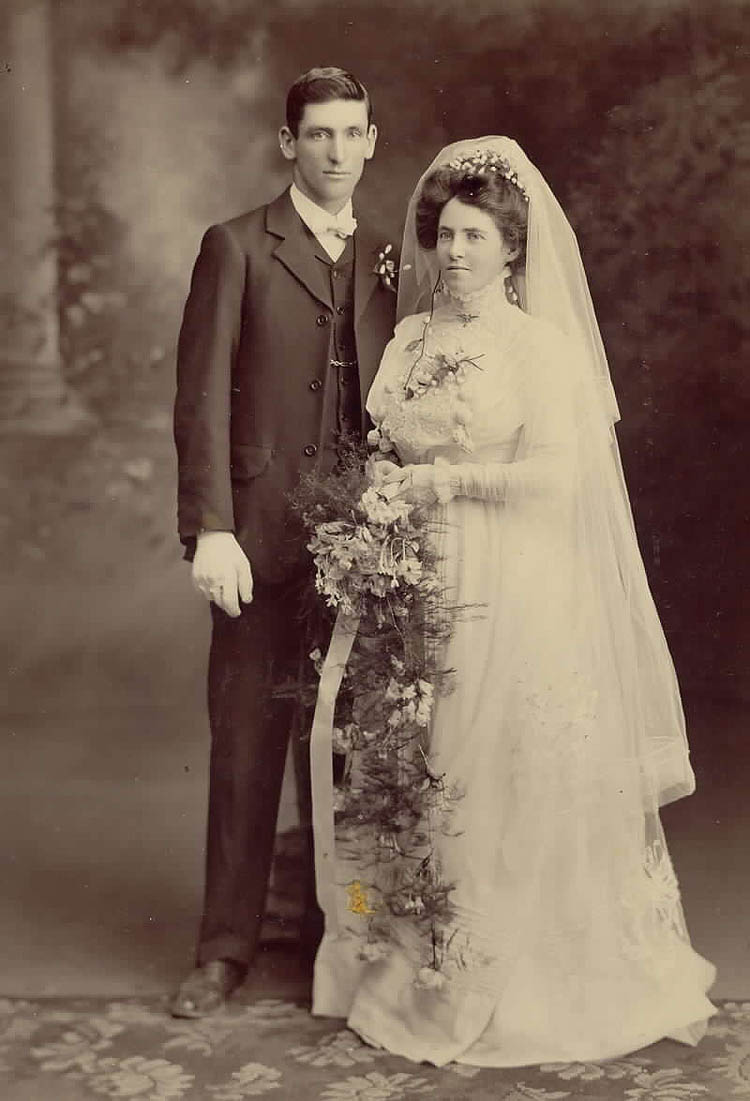 ada beecher wedding 1910