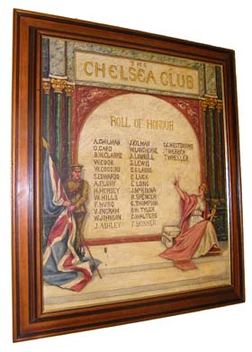 chelsea club war memorial