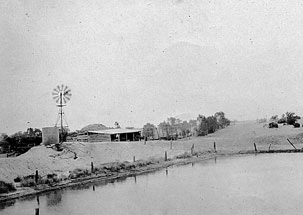 dam and sheds