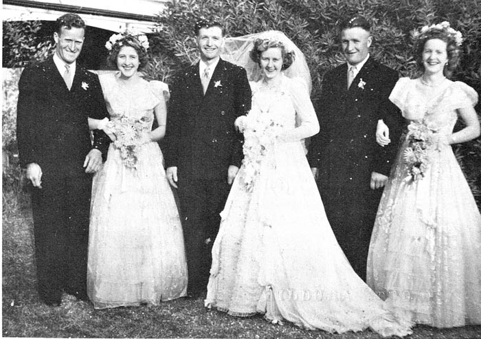 ginge and lorraine hickmott wedding