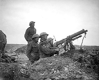 machine gun position
