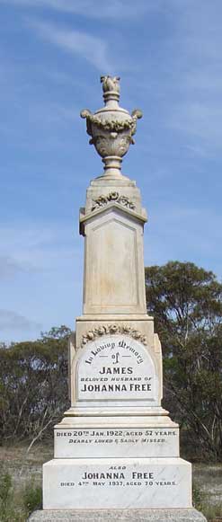 james and joannas grave