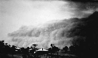 mallee dust storm